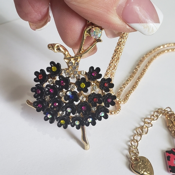 Beautiful Black Rhinestone Multi-color Ballet Girl - Picture 8 of 10